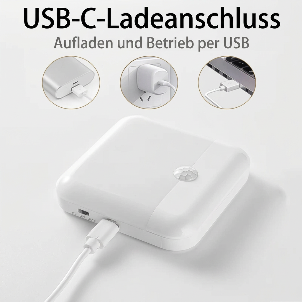 USB-C-Ladeanschluss auf Deutsch